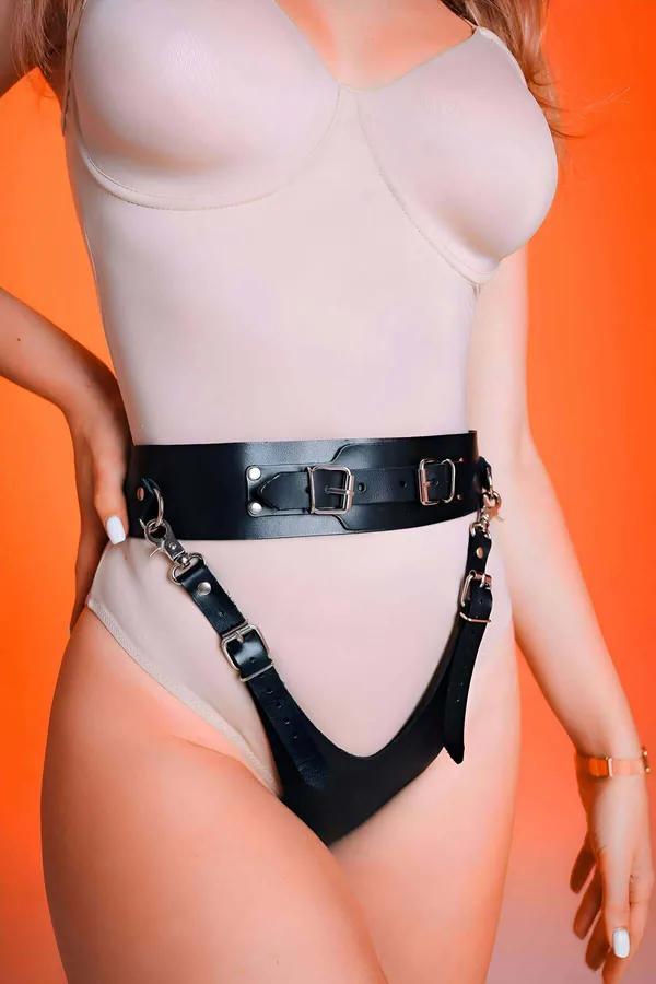 Waist Belt with Detachable Thong Straps