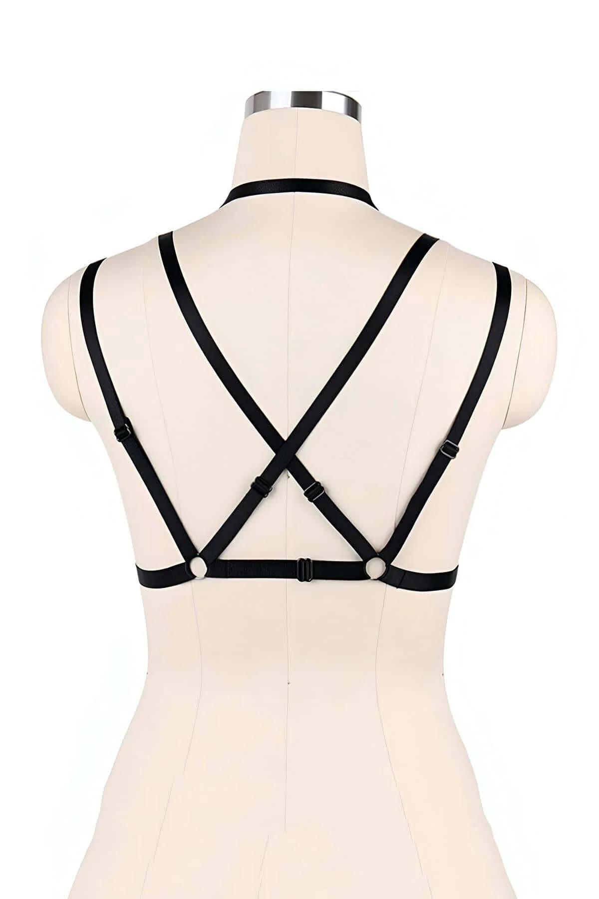 Strappy Chest Harness with O-Rings