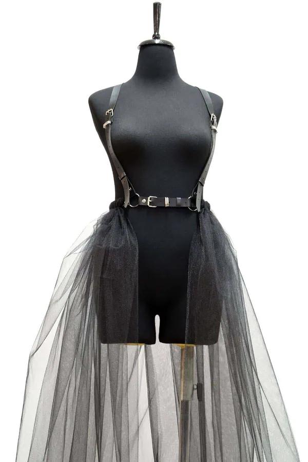 Harness Tulle Skirt with Adjustable Straps