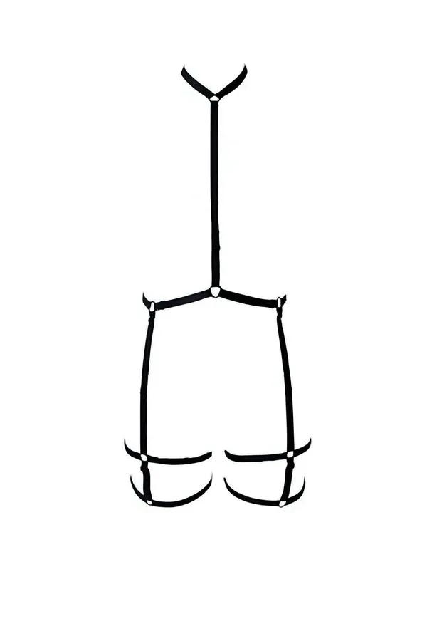 Adjustable Strappy Garter Body Harness