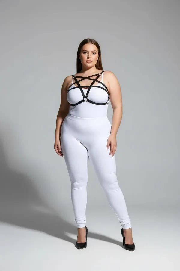 Strappy Star Chest Harness with O-Ring