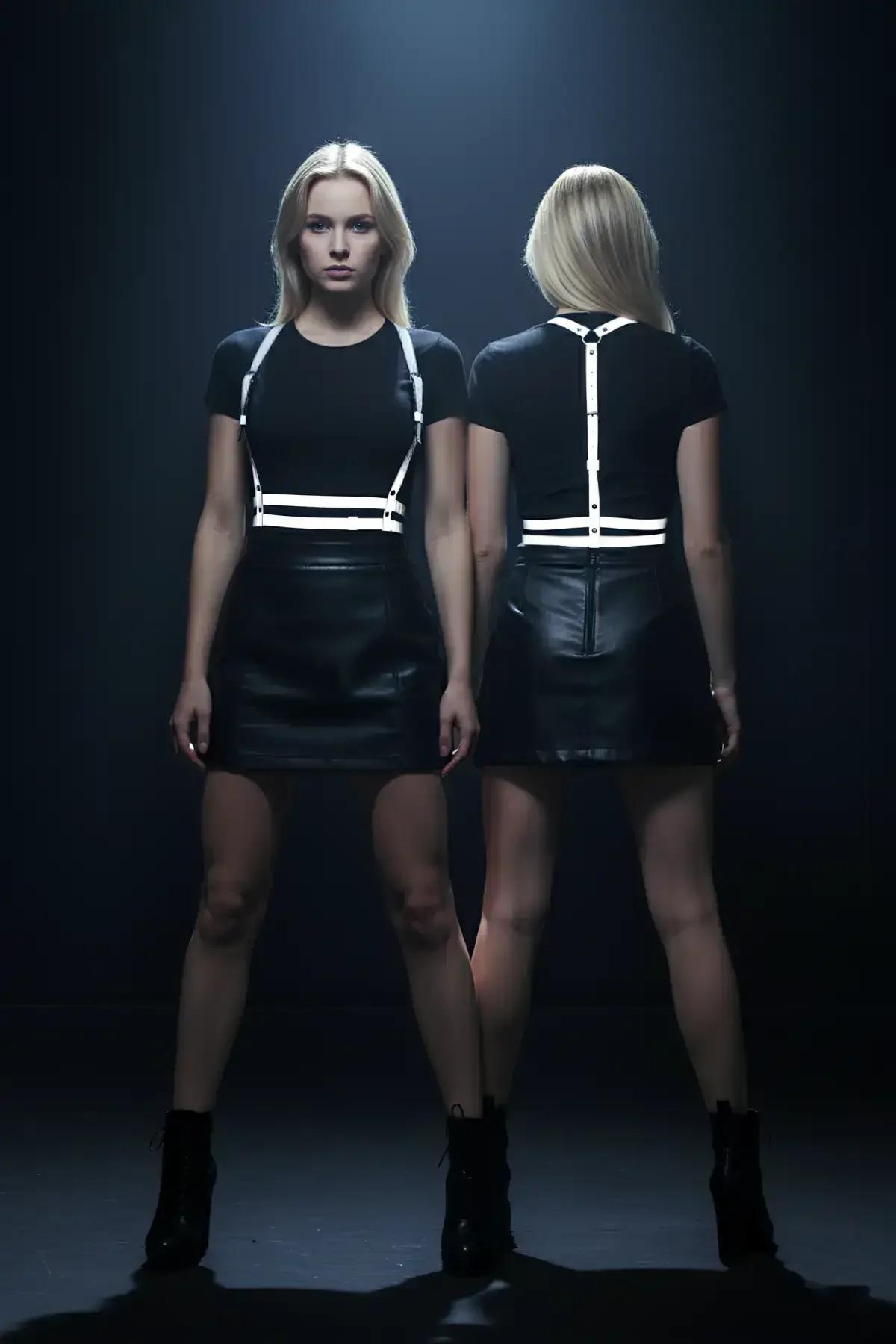 Reflective Strappy Chest Harness