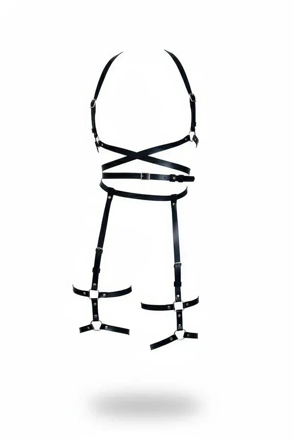 Full Body Harness with Thigh Garters