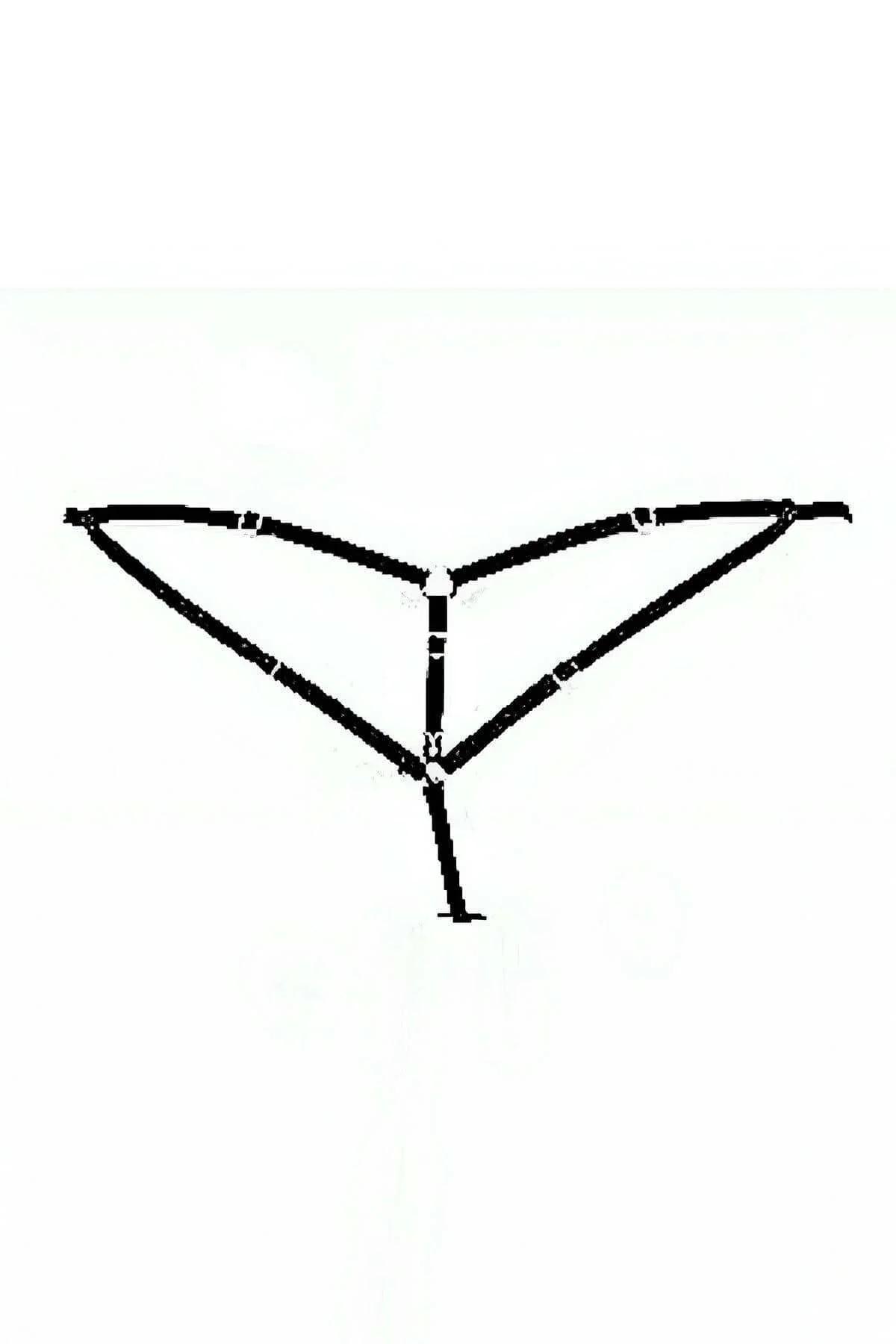 Strappy Thong Harness with Adjustable Waist Rings