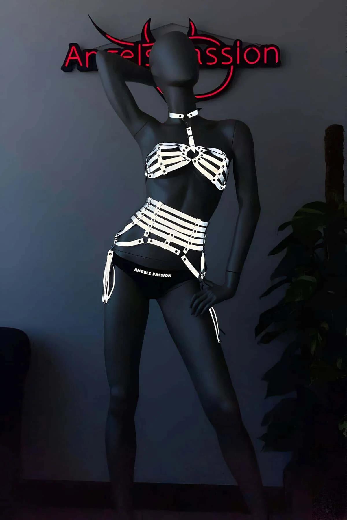 Reflective Full Body Harness Set with O-Rings