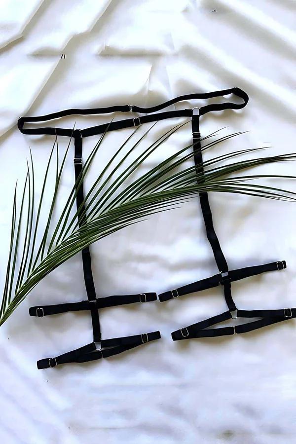 Adjustable Strappy Leg Harness Set