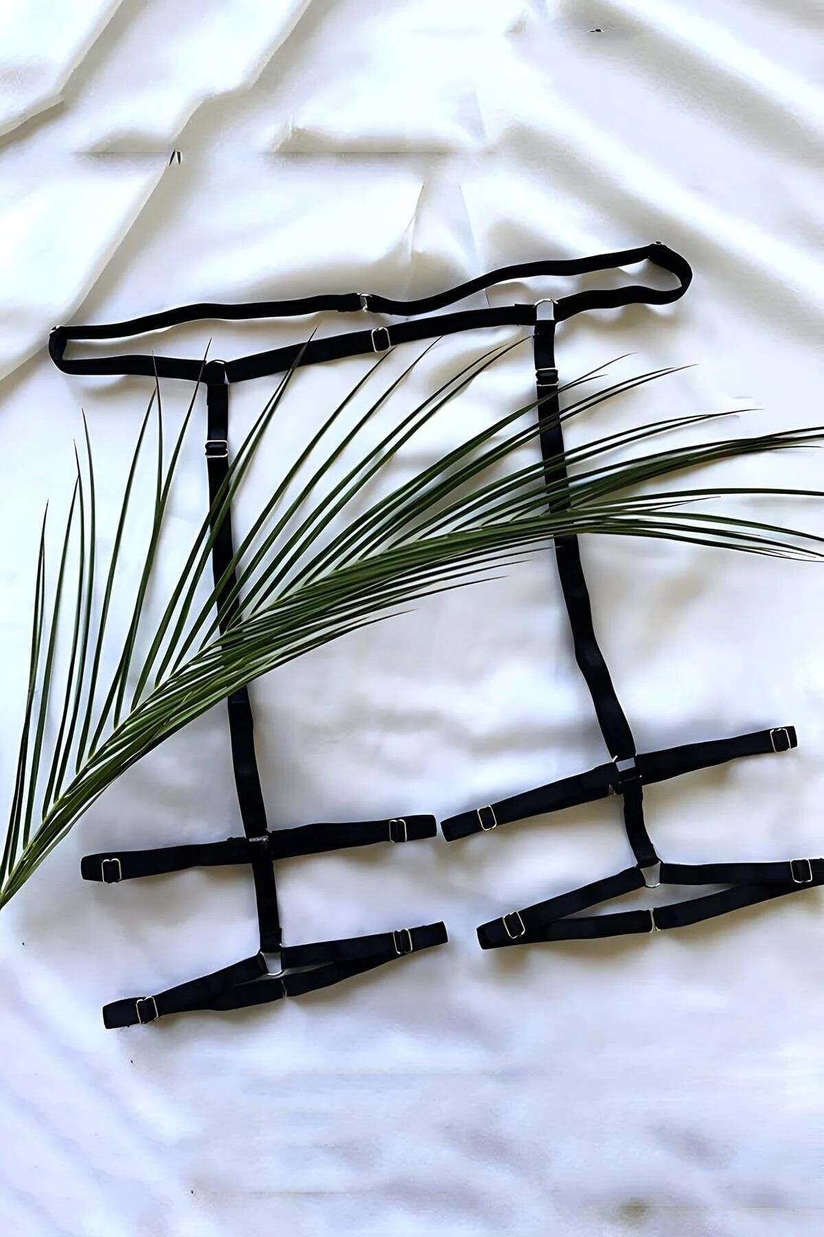 Adjustable Strappy Leg Harness Set