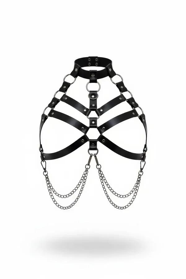Halter Style Body Harness with Detachable Chains