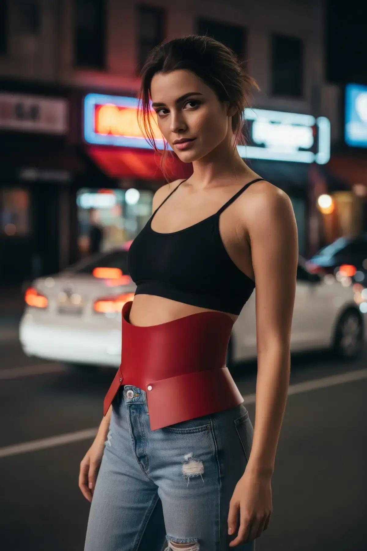 Peplum Waist Cincher Corset Belt