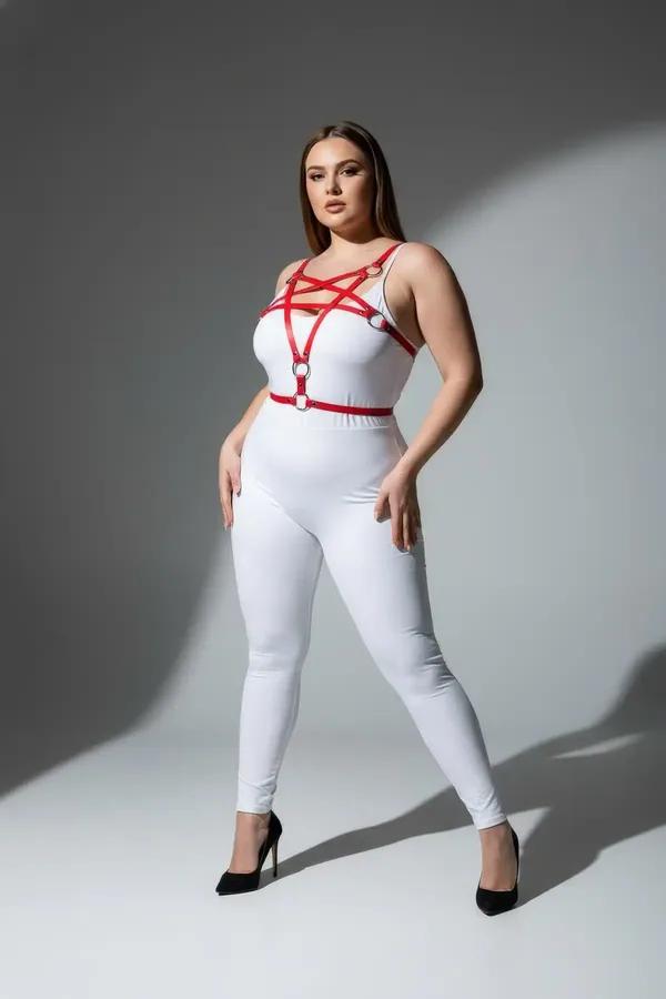 Red Starburst Body Harness