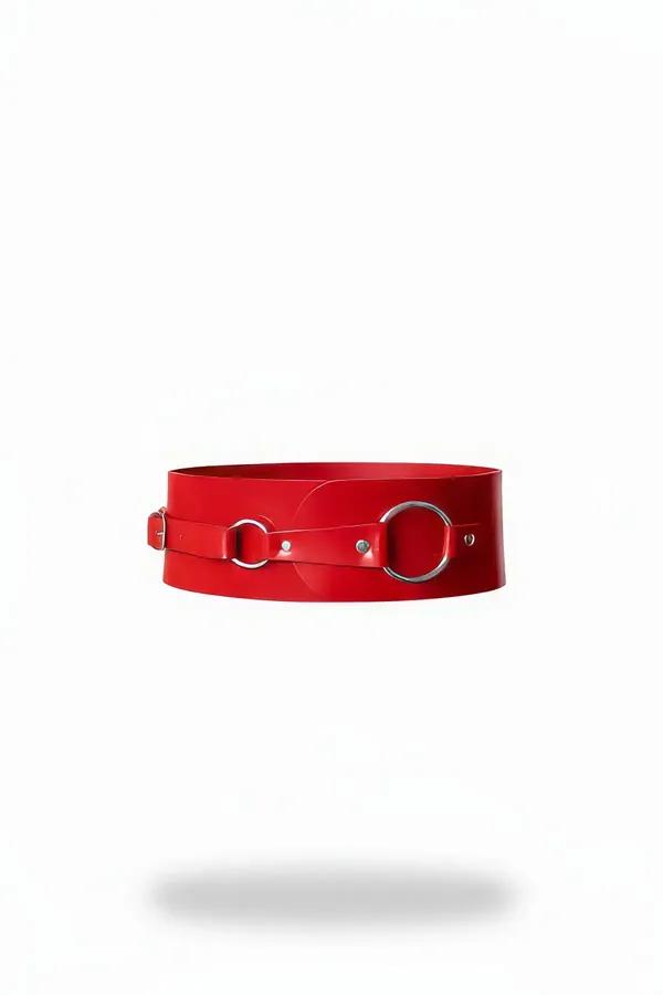 Wide Waist Harness with Silver O-Rings