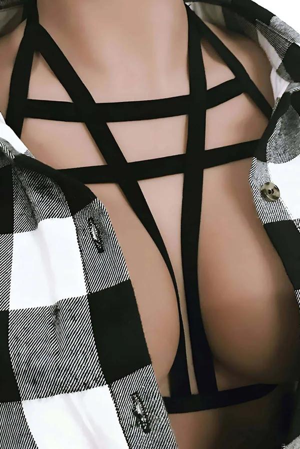Strappy Geometric Body Harness