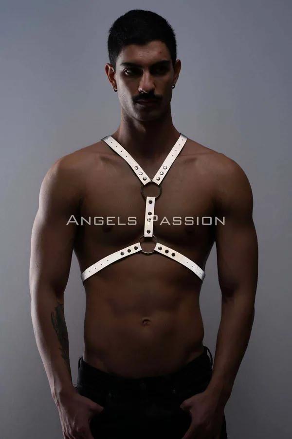 Reflective Chest Harness with O-Ring Accents