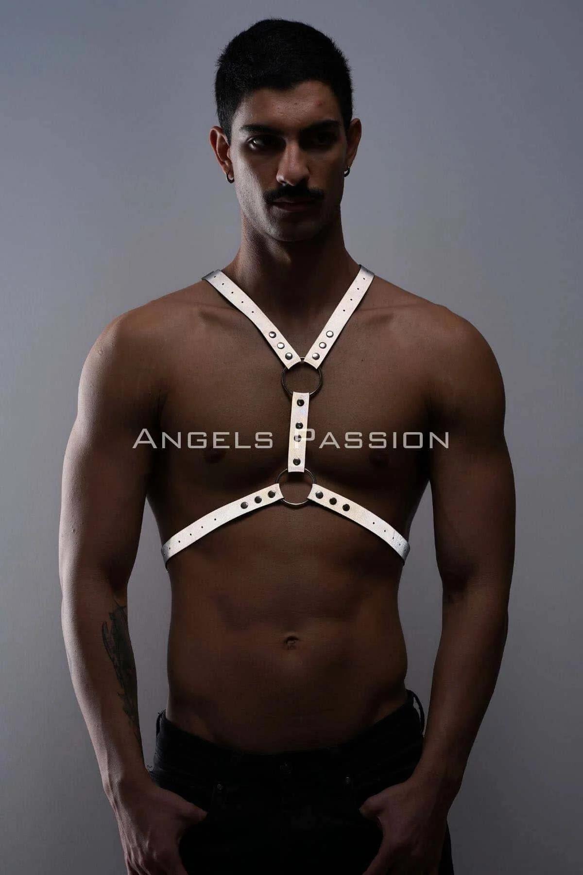 Reflective Chest Harness with O-Ring Accents