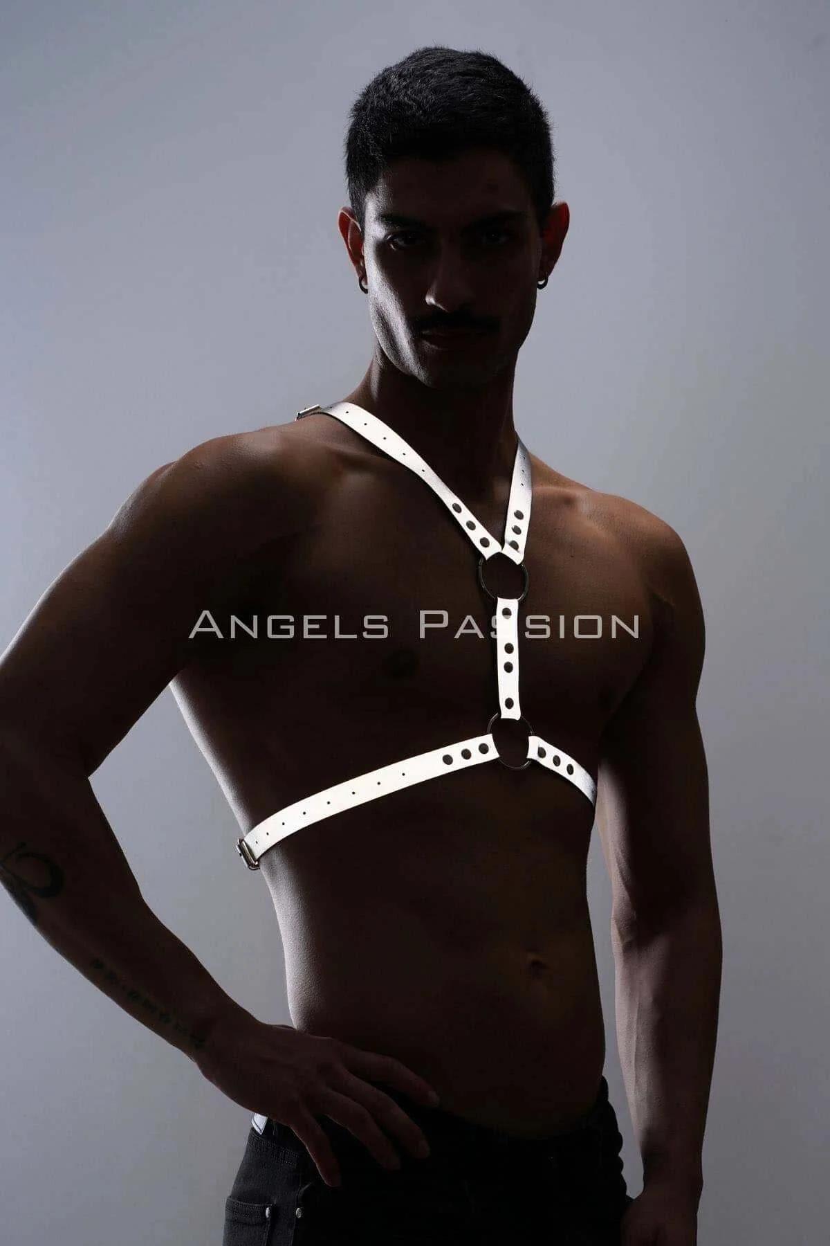Reflective Chest Harness with O-Ring Accents
