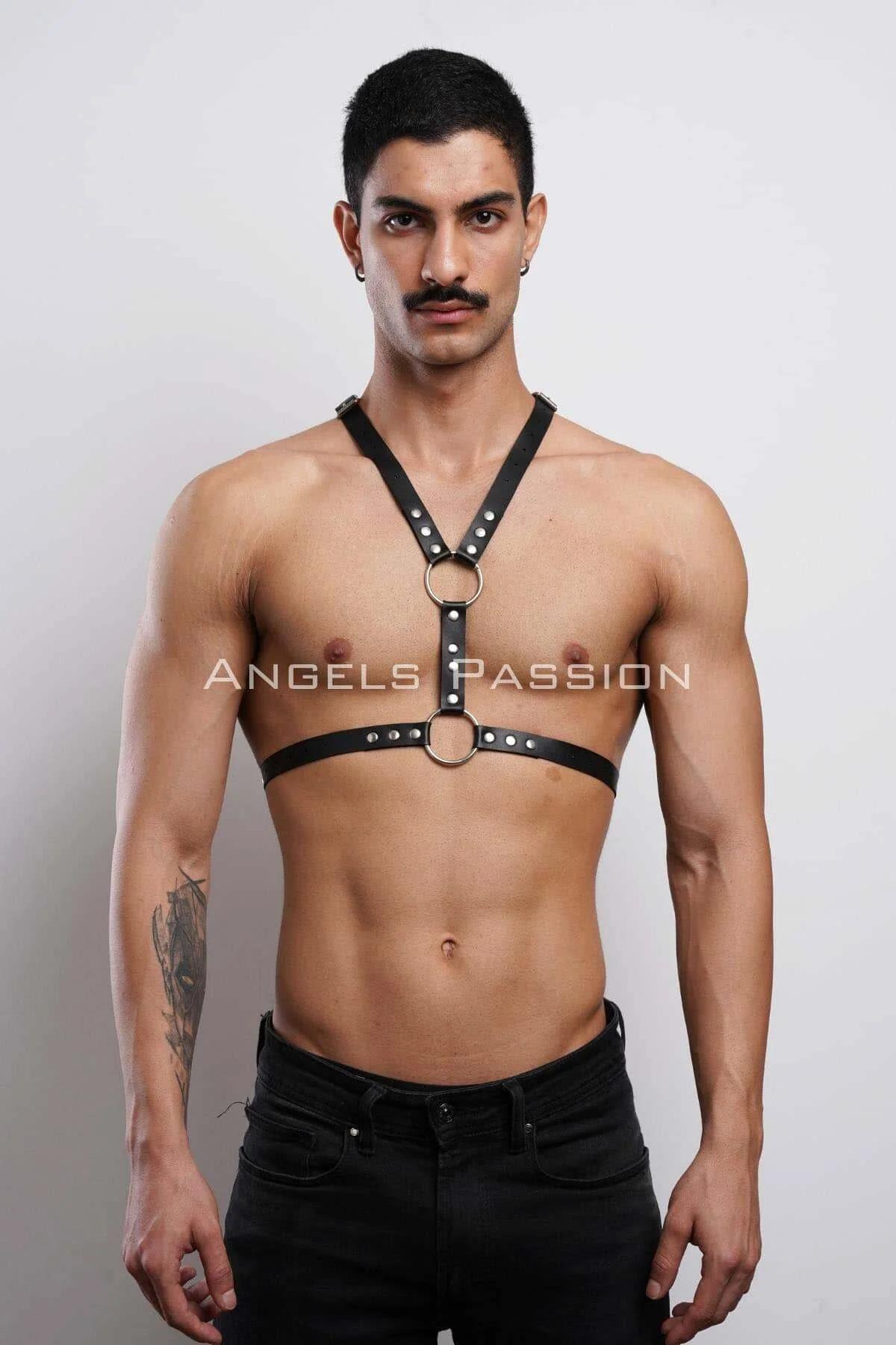 Adjustable Body Harness with O-Ring & Rivets