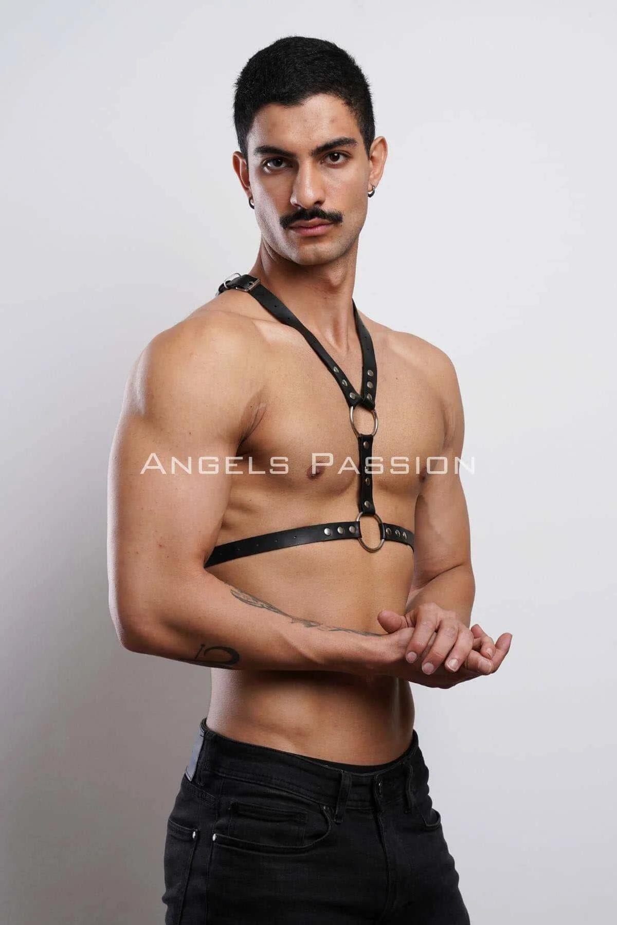 Adjustable Body Harness with O-Ring & Rivets