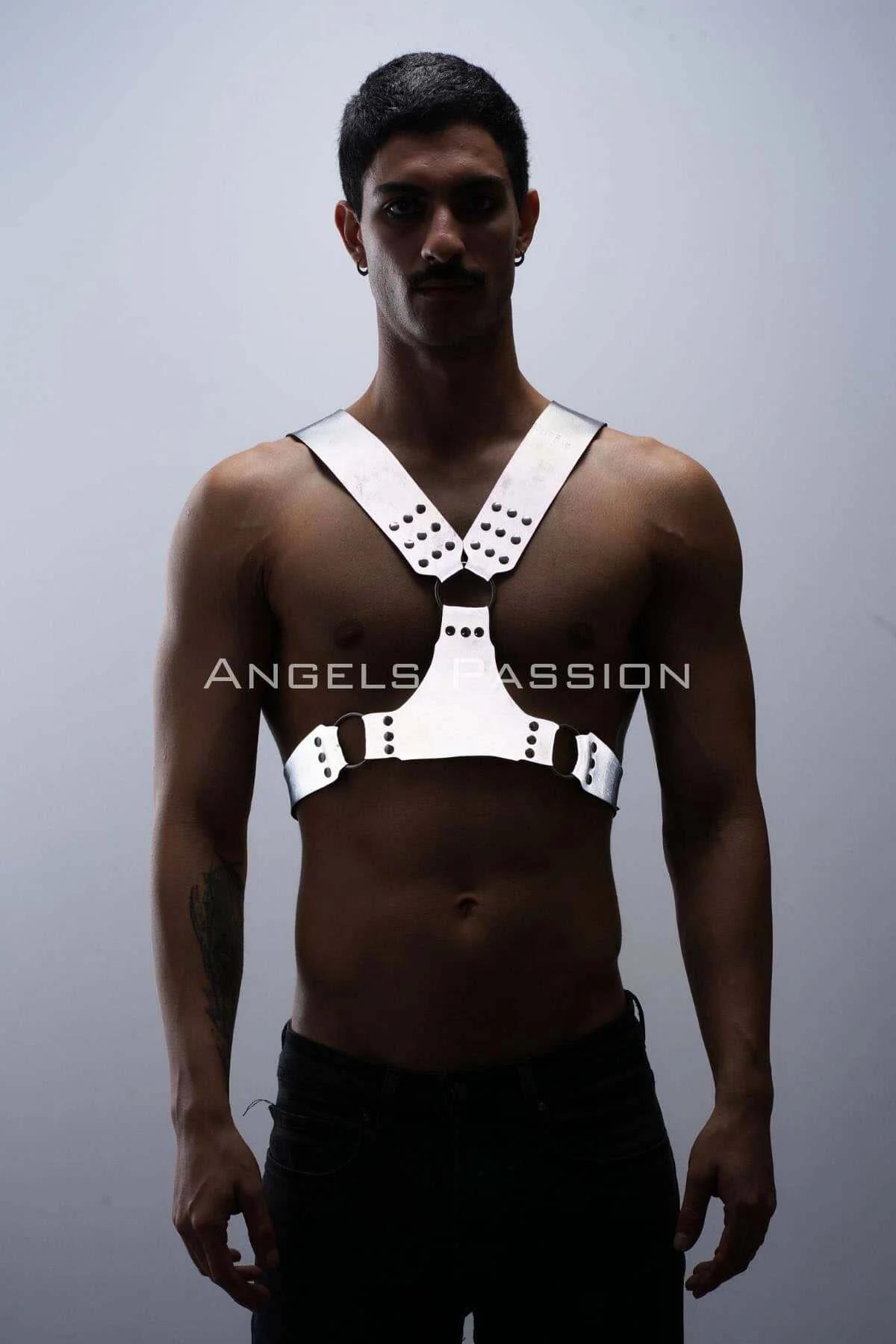 Reflective Chest Harness with O-Ring Accents