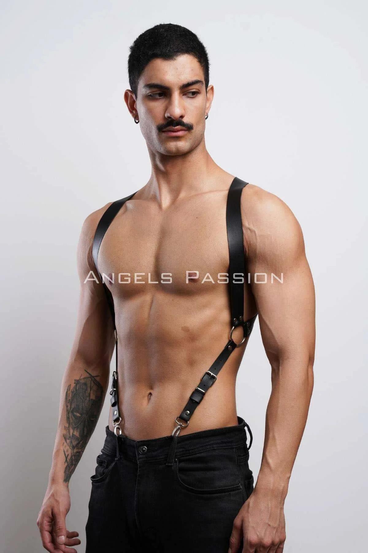 Adjustable Faux Leather Shoulder Harness