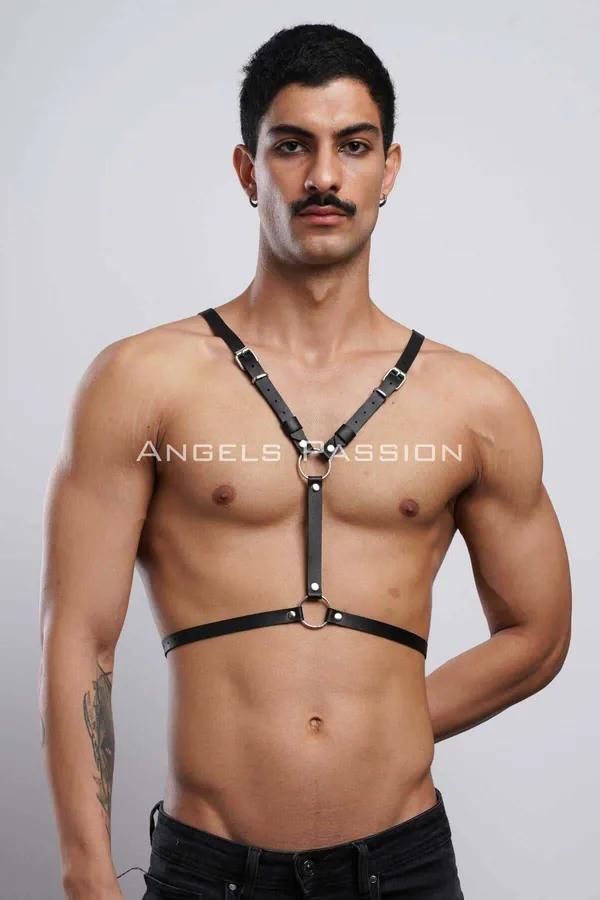 Bat Wing Body Harness with O-Ring Accents