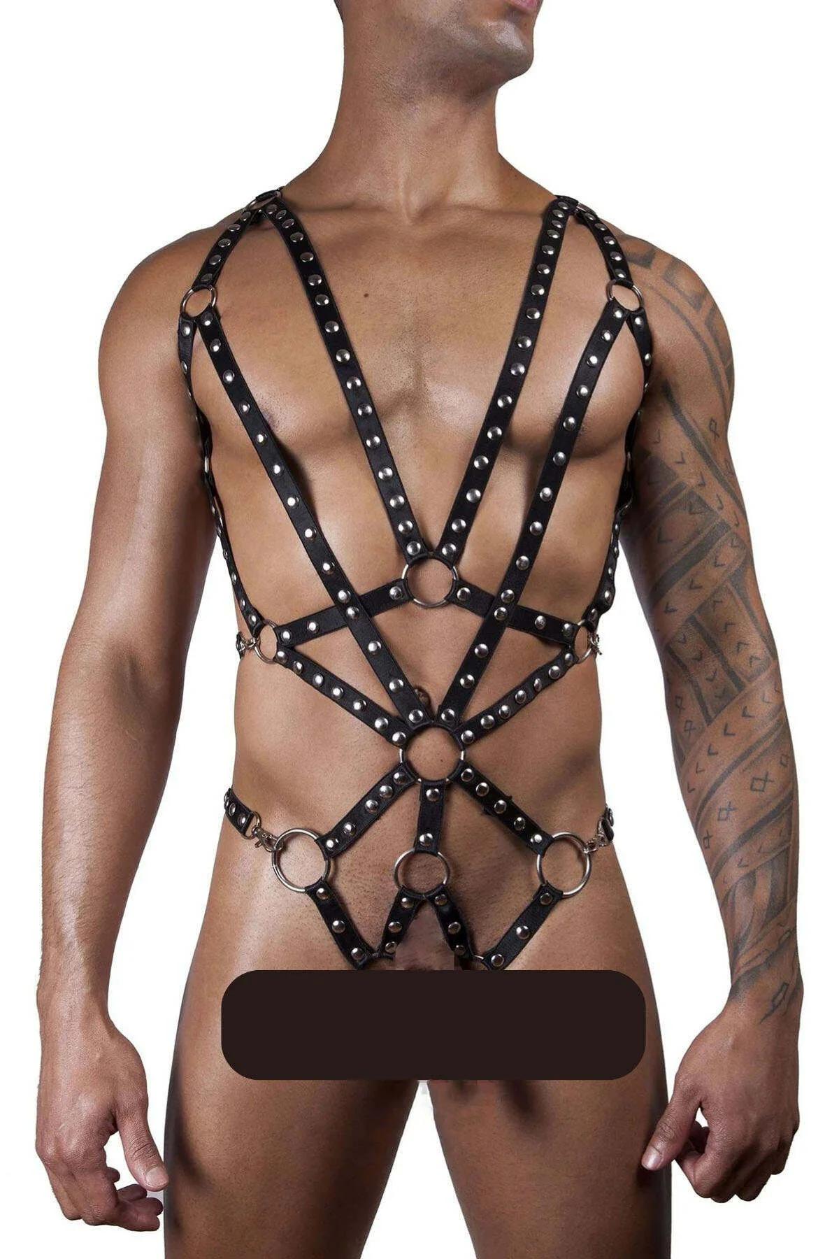 Studded Full Body Harness with O-Rings
