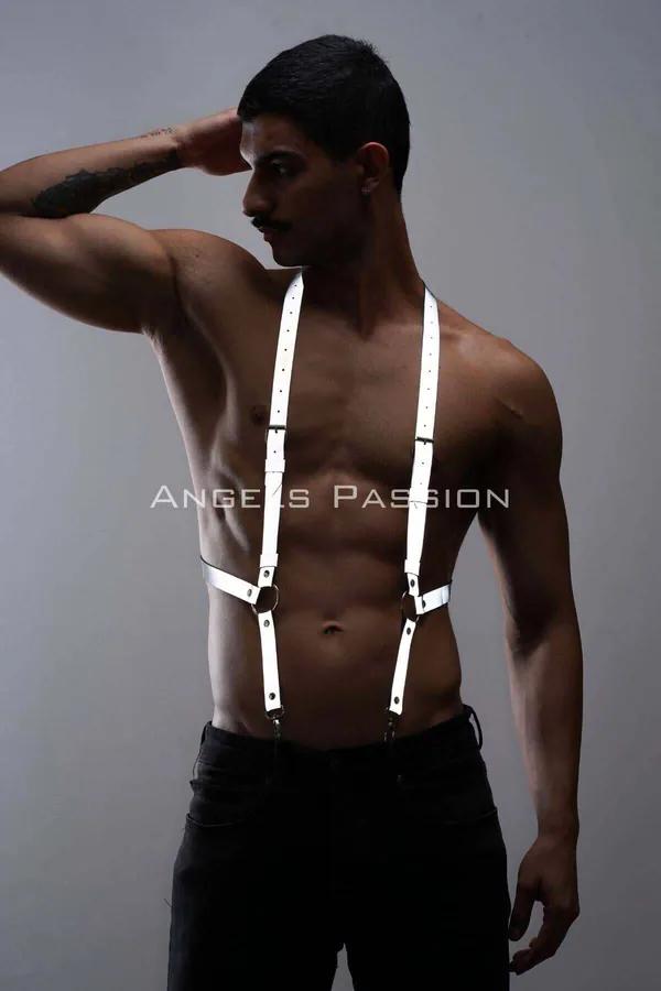 Reflective Chest Harness with O-Ring Detail
