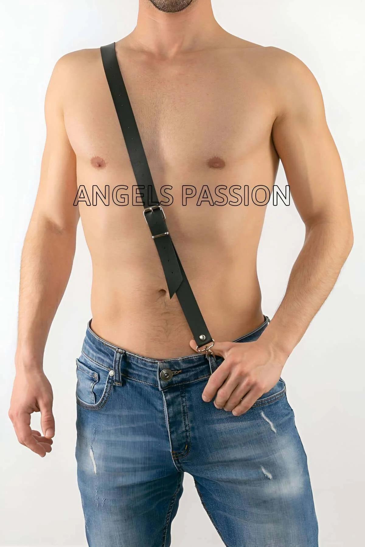Single Strap Vegan Leather Chest & Trouser Harness