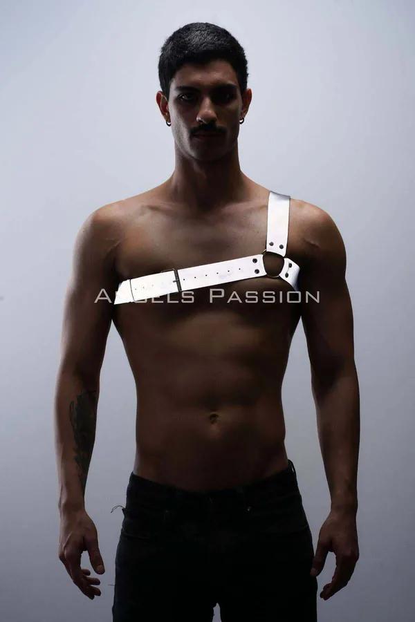 Reflective One-Shoulder Chest Harness