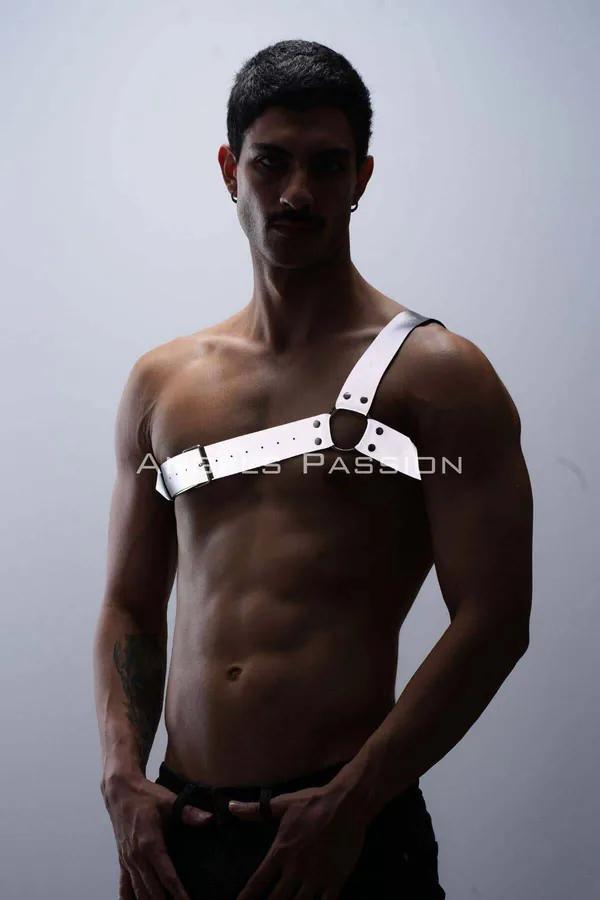 Reflective One-Shoulder Chest Harness