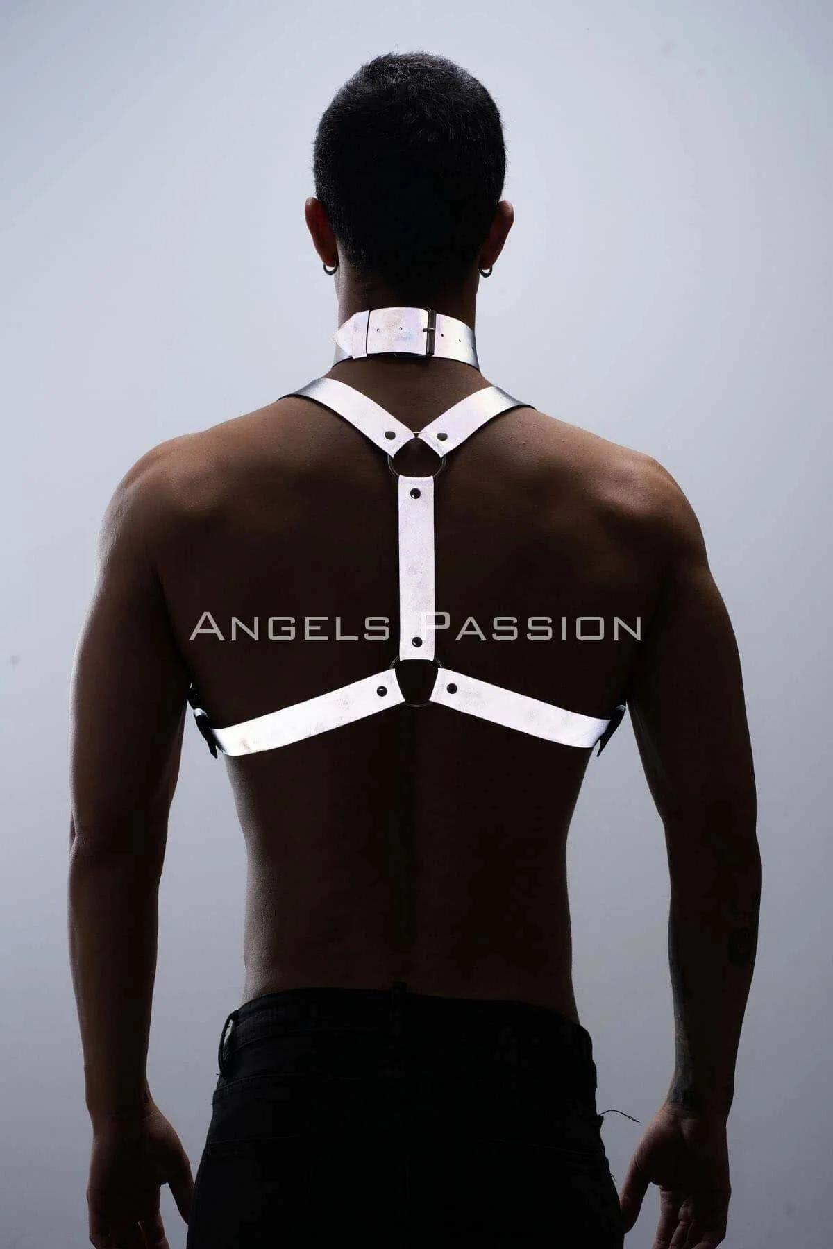 Reflective Body Harness & Choker Set