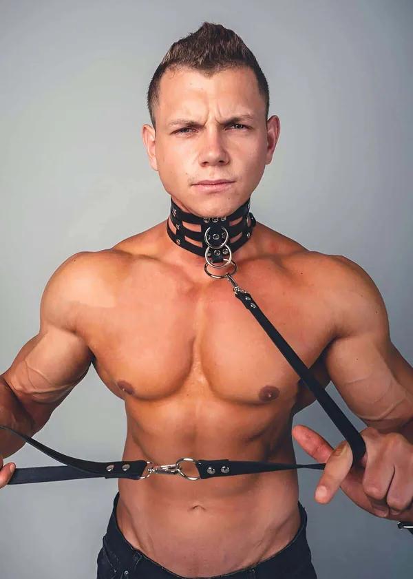 Quad Strap Body Harness with O-Ring Detail