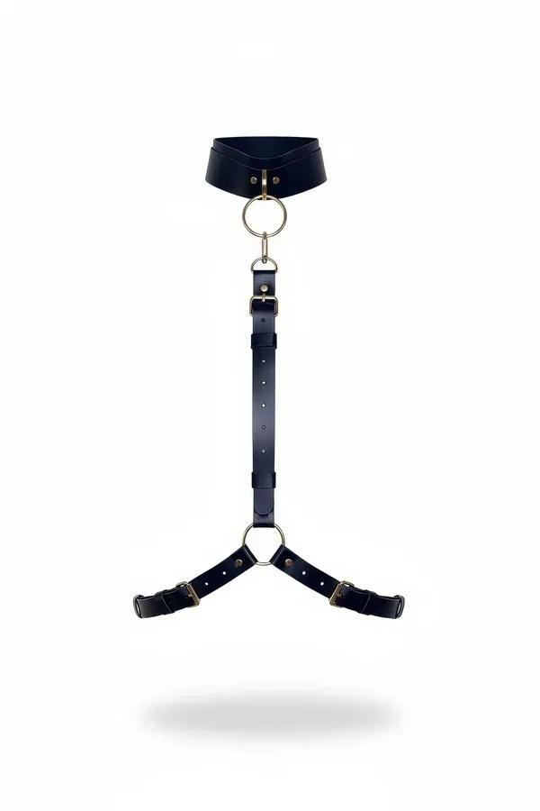 Choker Neck Body Harness with O-Ring