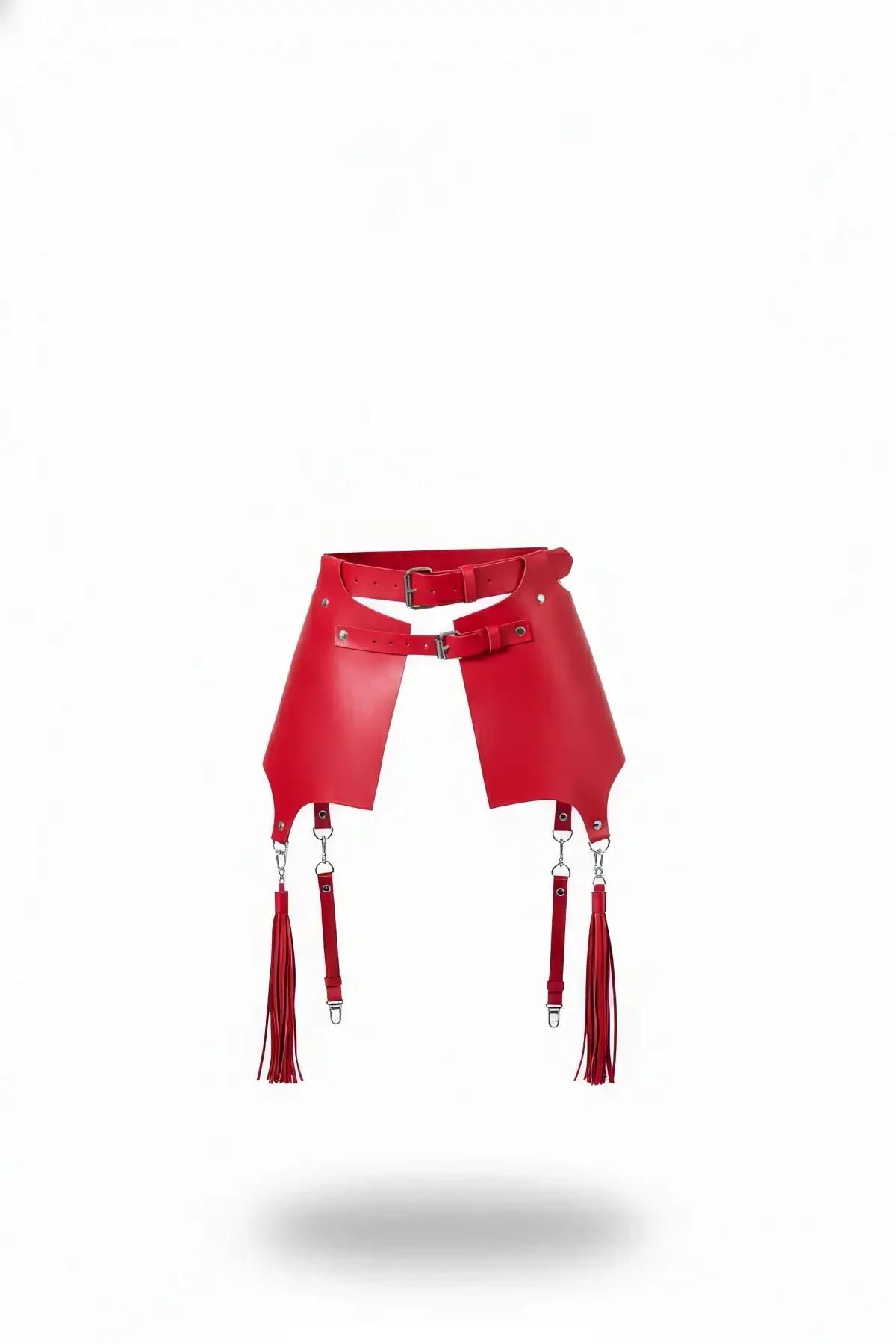 Thigh Harness with Wide Panels & Detachable Tassels
