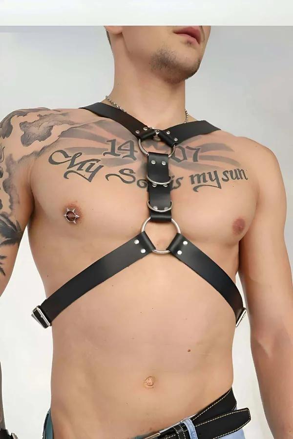 Adjustable O-Ring Chest Harness