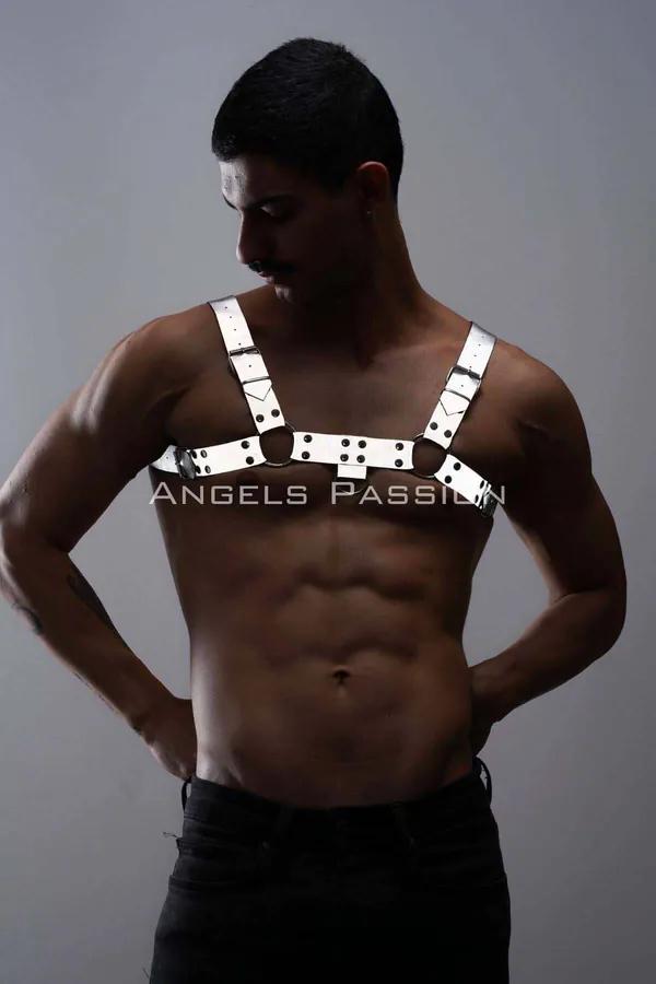 Reflective Chest Harness with O-Ring Accents