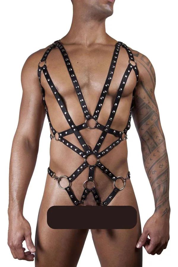 Studded Full Body Harness with O-Rings