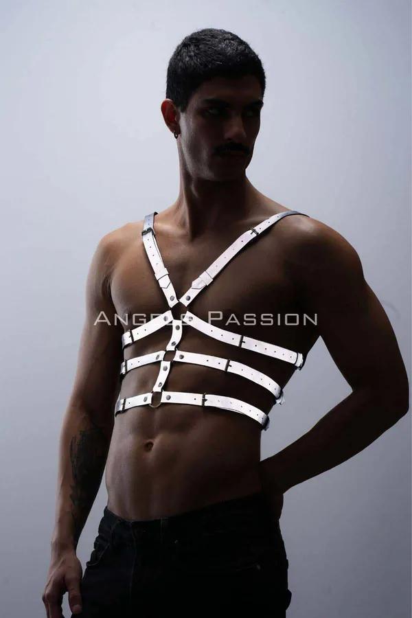Reflective Chest Harness with O-Ring Detail