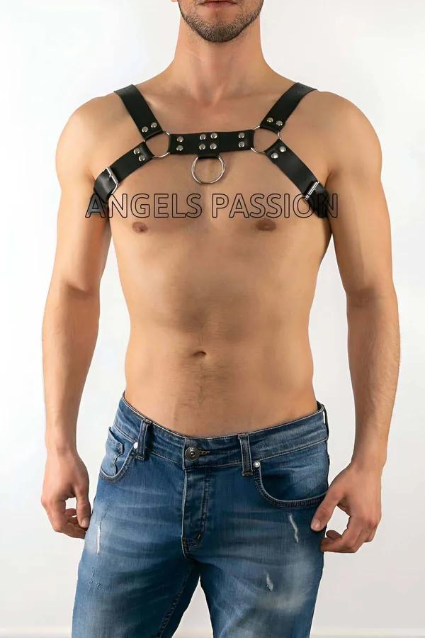 Adjustable Chest Harness with Riveted O-Rings