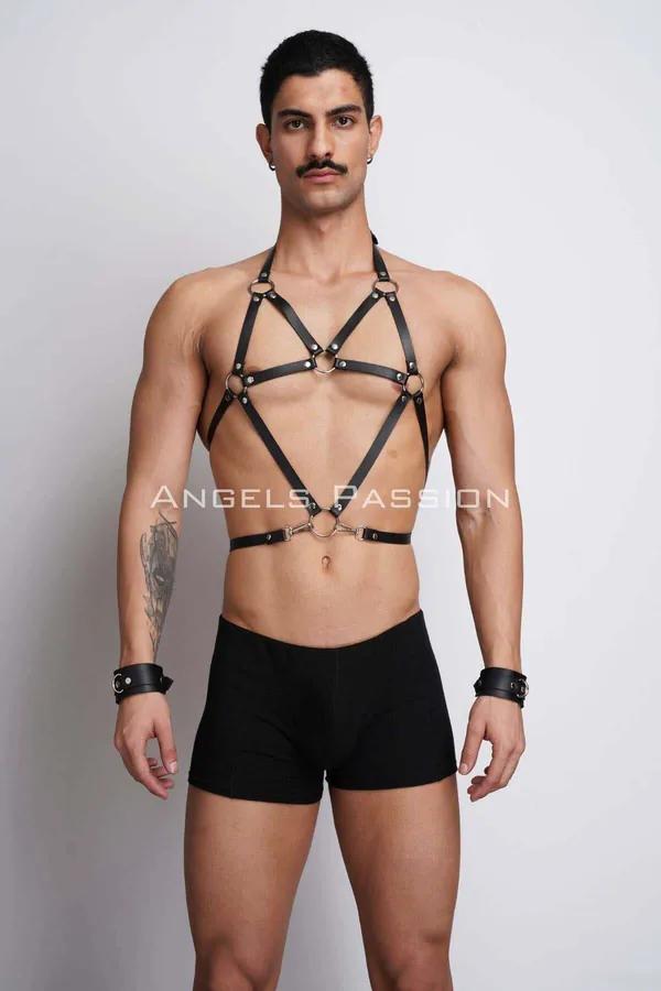 Adjustable Body Harness with O-Ring Straps
