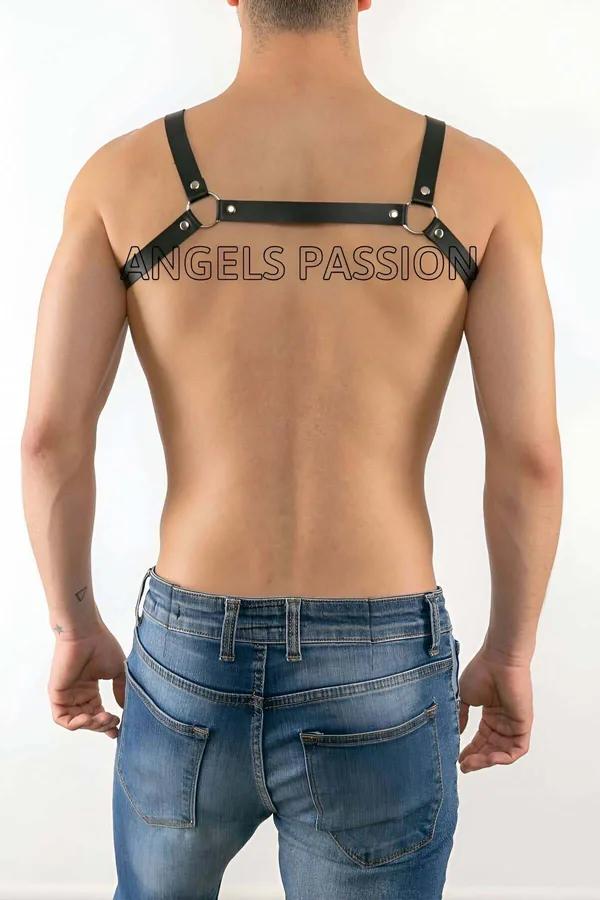 Chest Harness with Parallel Straps and O-Rings