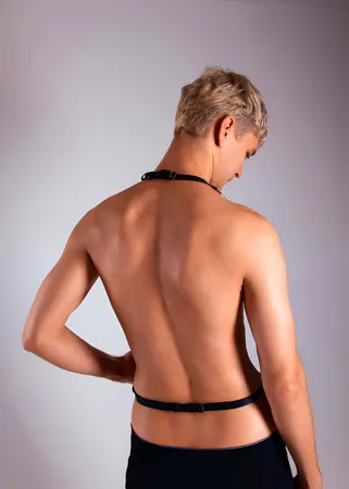 Men's Underwear Fancy Leather Clothing - APFTM41