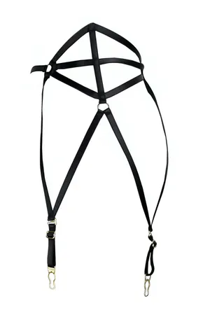Very Sexy Rubber Garter Harness - APFT153