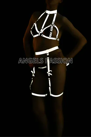 Reflective Garter Set Glowing in the Dark Garter Set - APFT310