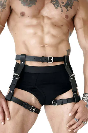 Waist And Leg Adjustable Men's Harness - APFTM81
