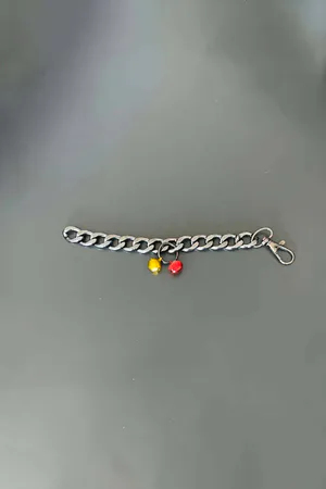 Rapper Cat Collar, Cat Collar with Chain and Bell - NPC012