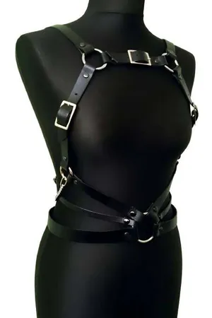 Fancy Leather Chest Harness - APFT912