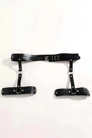 Sexy Leather Garter Harness - APFT804