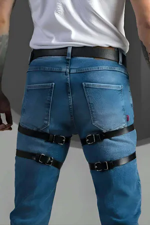 Men's Belt and Leg Accessory, Stylish Men's Leg Belt - APFTM174