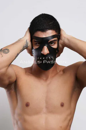 Leather Mask, Party Mask, Men's Mask, Sexy Mask - APFTM125
