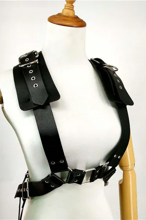 Leather Harness, Stylish Leather Women's Belt - APFT1419